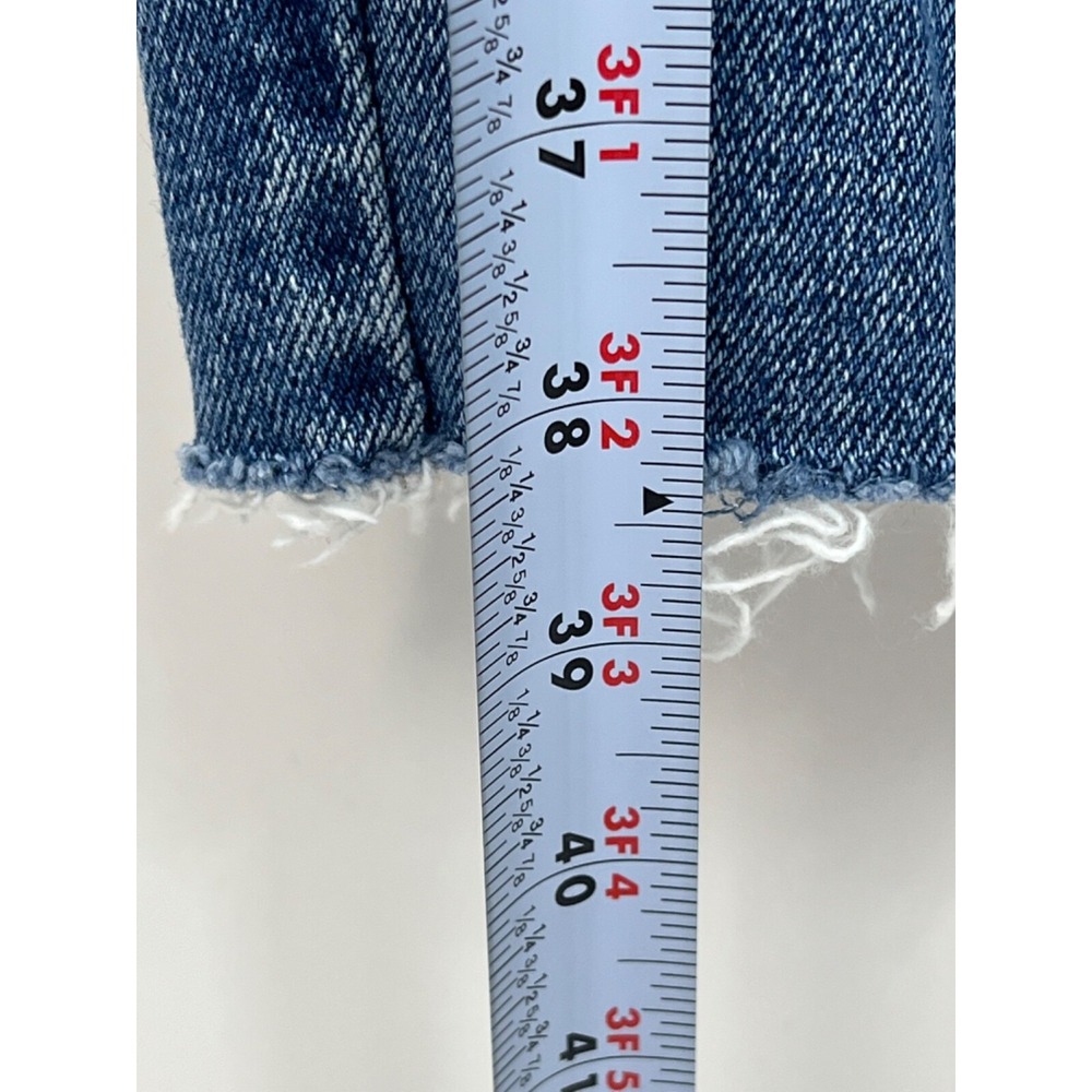 womens hollister‎ ultra high rise mom jean size 0R, W24 27L Distressed Hem - Picture 5 of 11